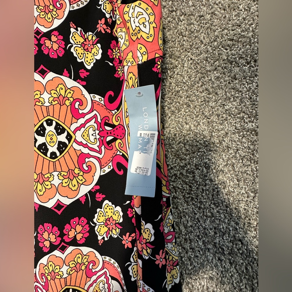 NWT London Times Slevveless Maxi Dress Size 20W - Picture 4 of 4